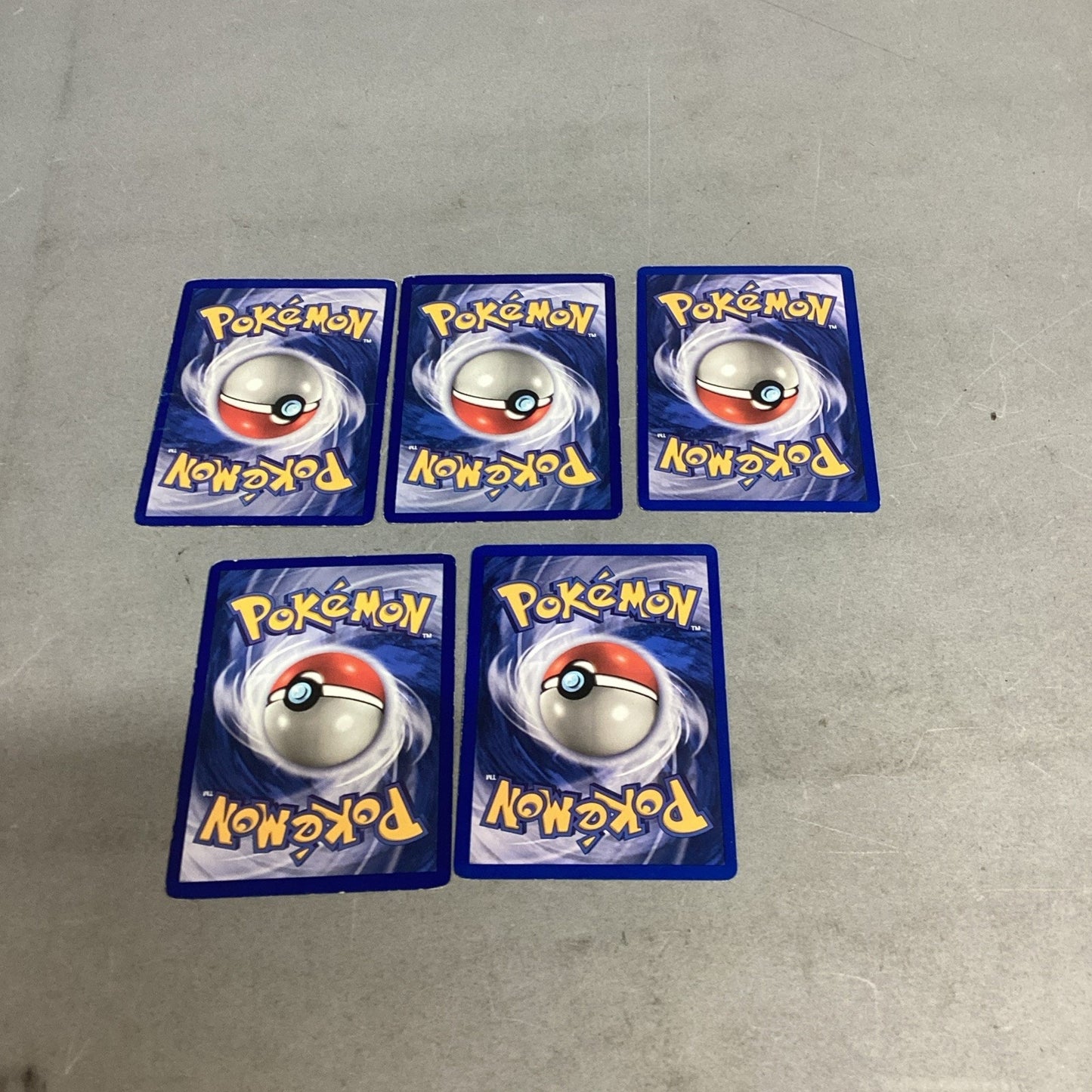 Lot Of 5 Pokémon Machop Trading Cards