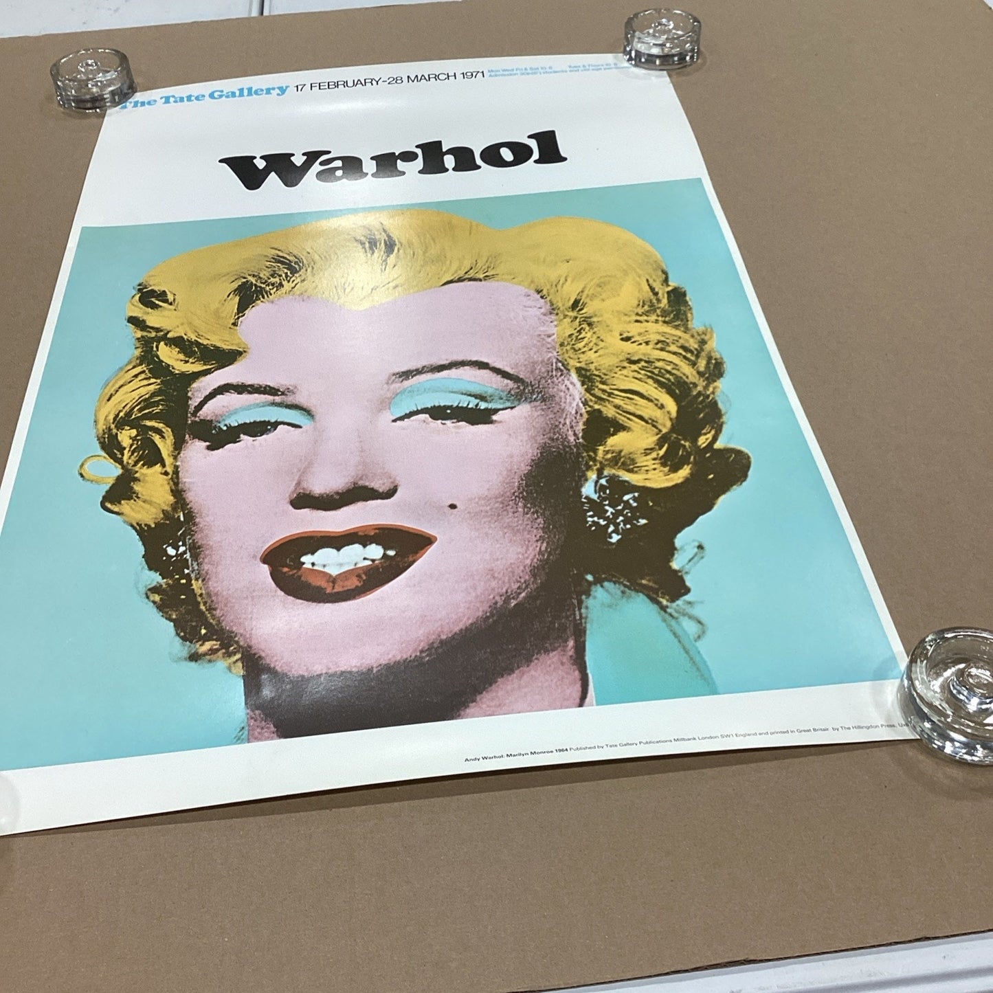 Andy Warhol Tate Gallery Marilyn Monroe Poster Art Print - 30x20” Misprint