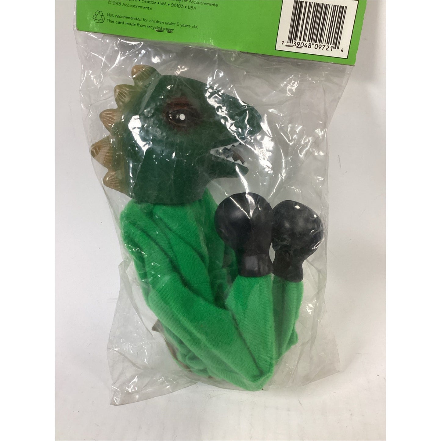 VTG NOS Rojus Boxing Punching Komodo Dragon Dinosaur Godzilla Lizard Puppet