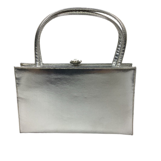 Vintage La France Silver Metallic Evening Bag