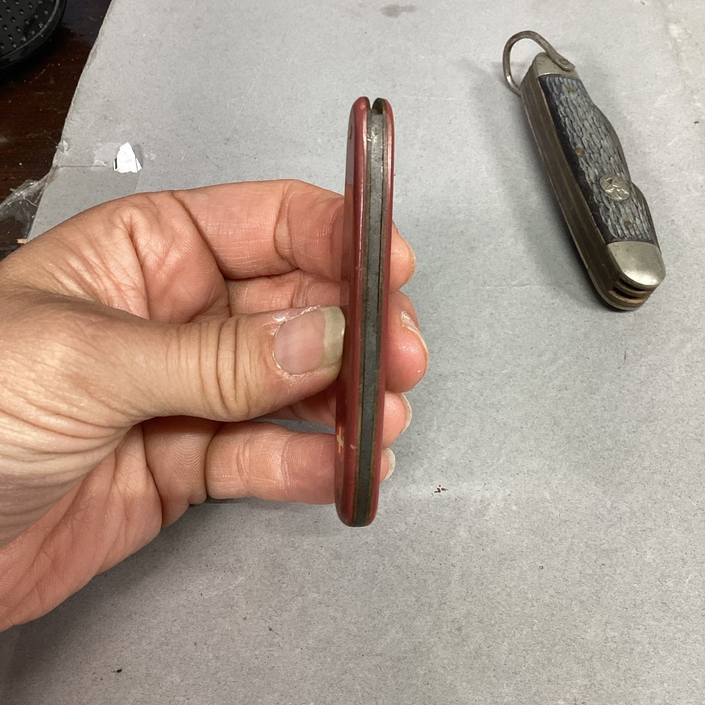 Vintage Red Swiss Army Knife - 1 Blade