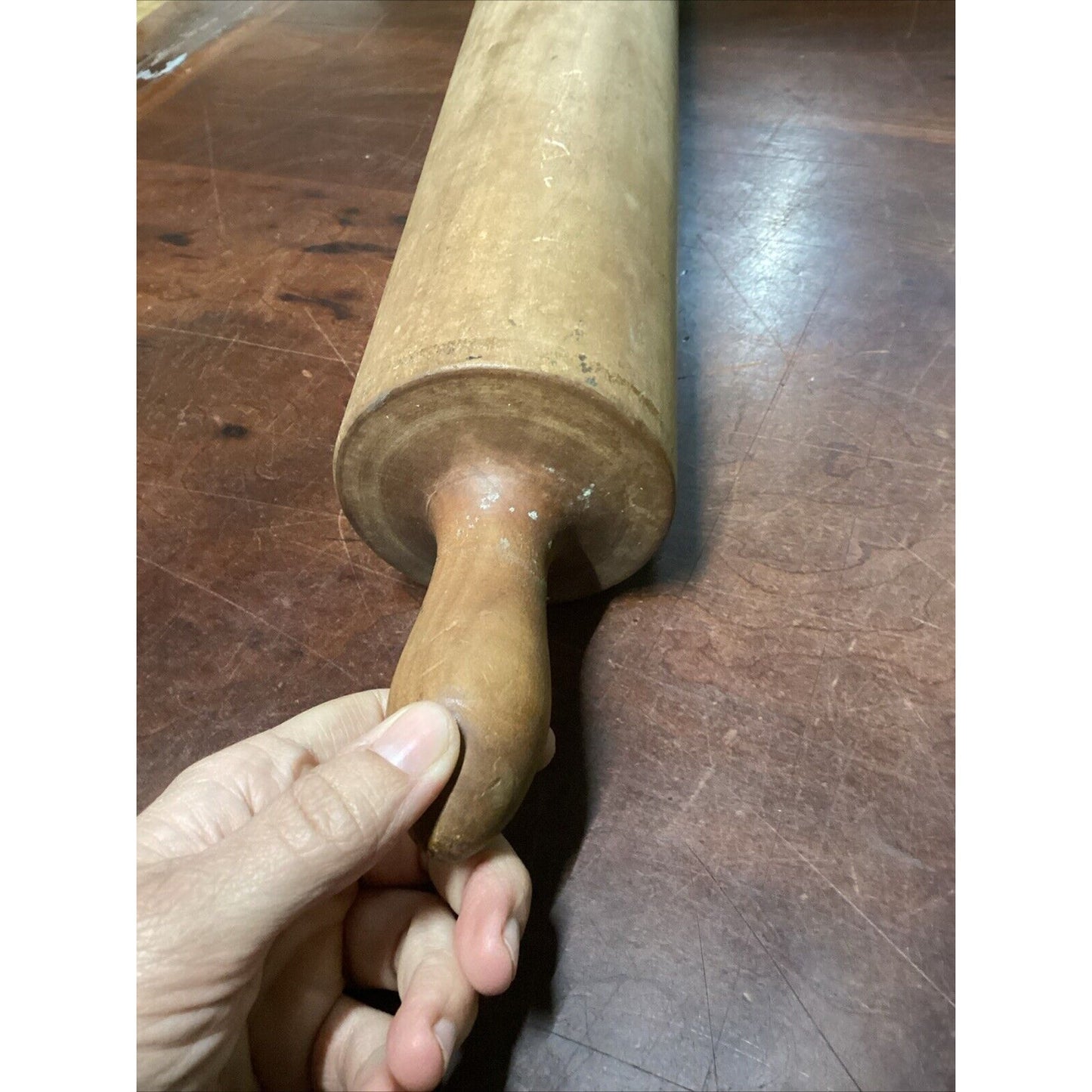 Set Of 2 Vintage Bakers Rolling Pins - Medium & Large