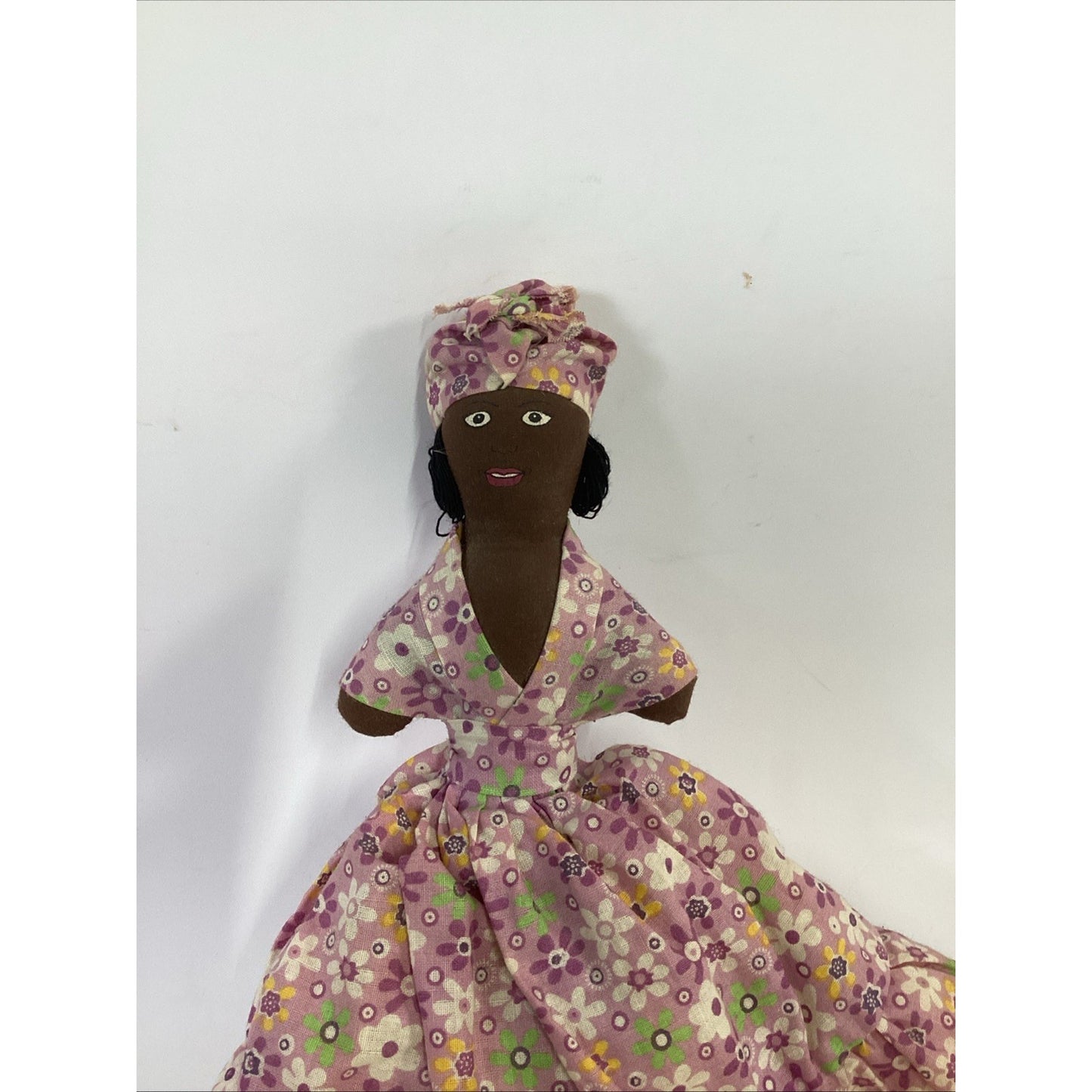Topsy Turvy Two Sided Ethnic Cultural Doll 11” Dress Flips Handmade Caribbean