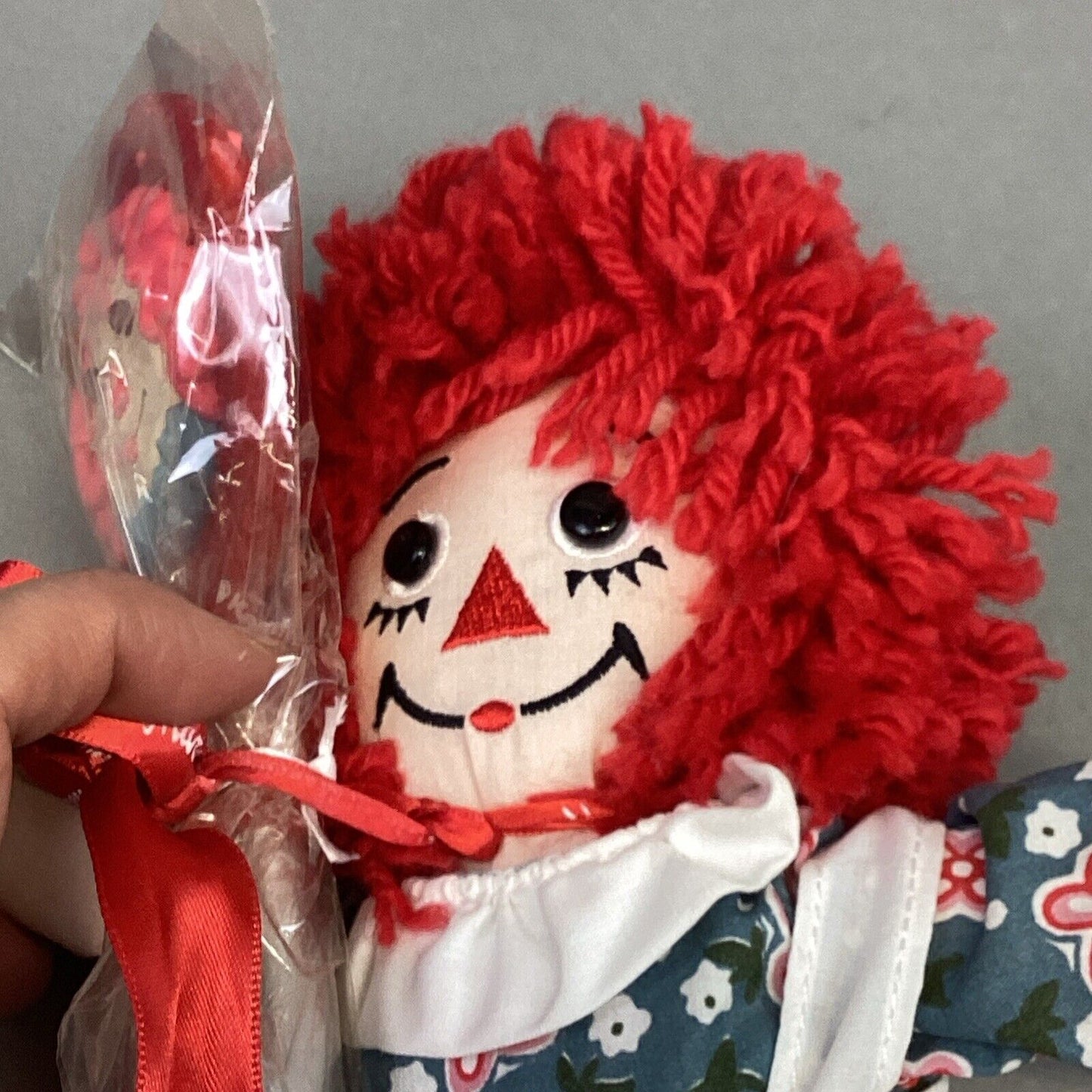 Neiman Marcus Classic Raggedy Ann Plush Doll With Lollipals Lollipop - 10”