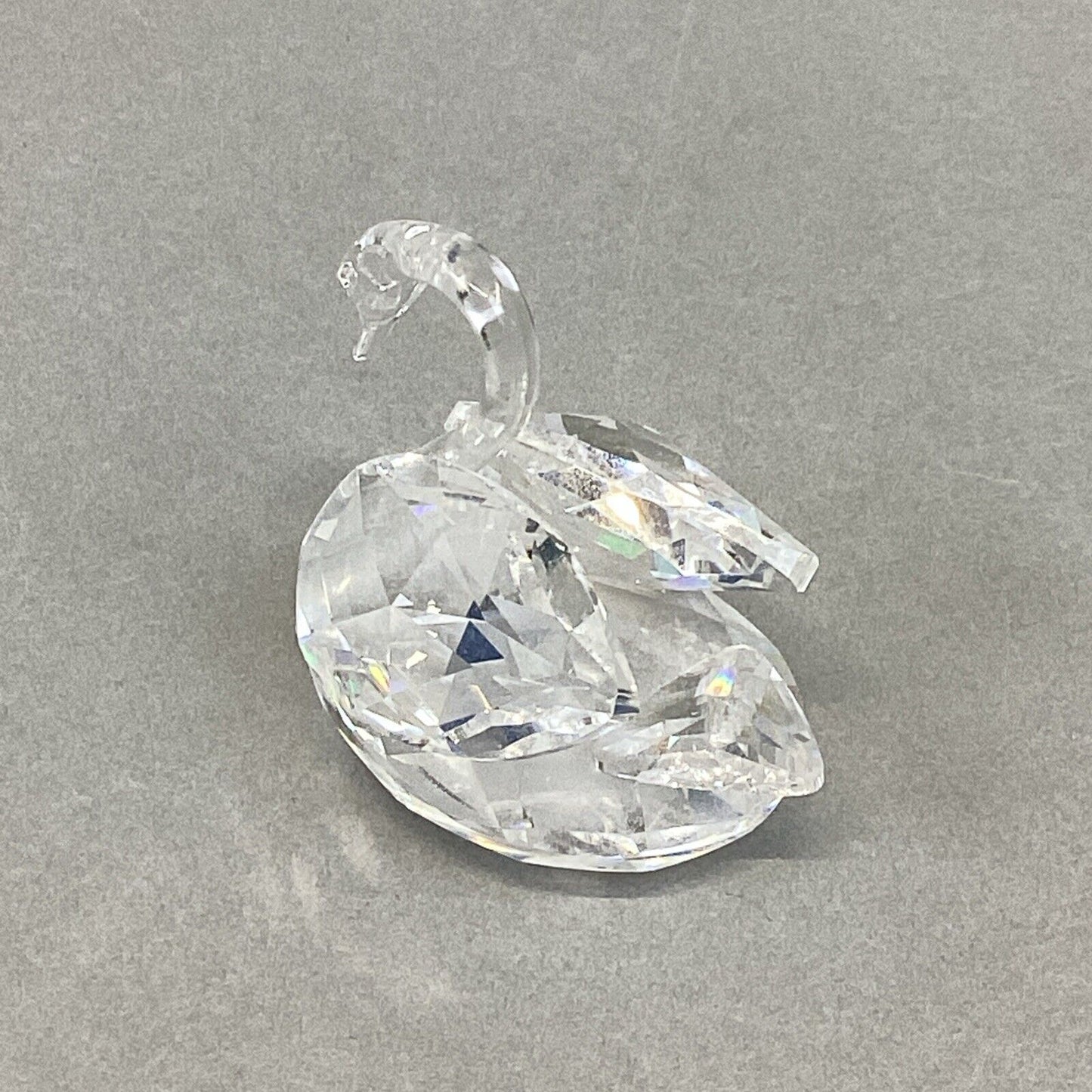 Swarovski Crystal Swan Figurine - 2.5x2”