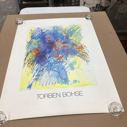 Torben Bohse Abstract Art Poster - 39.5x27.25” - Anton M. Jensen