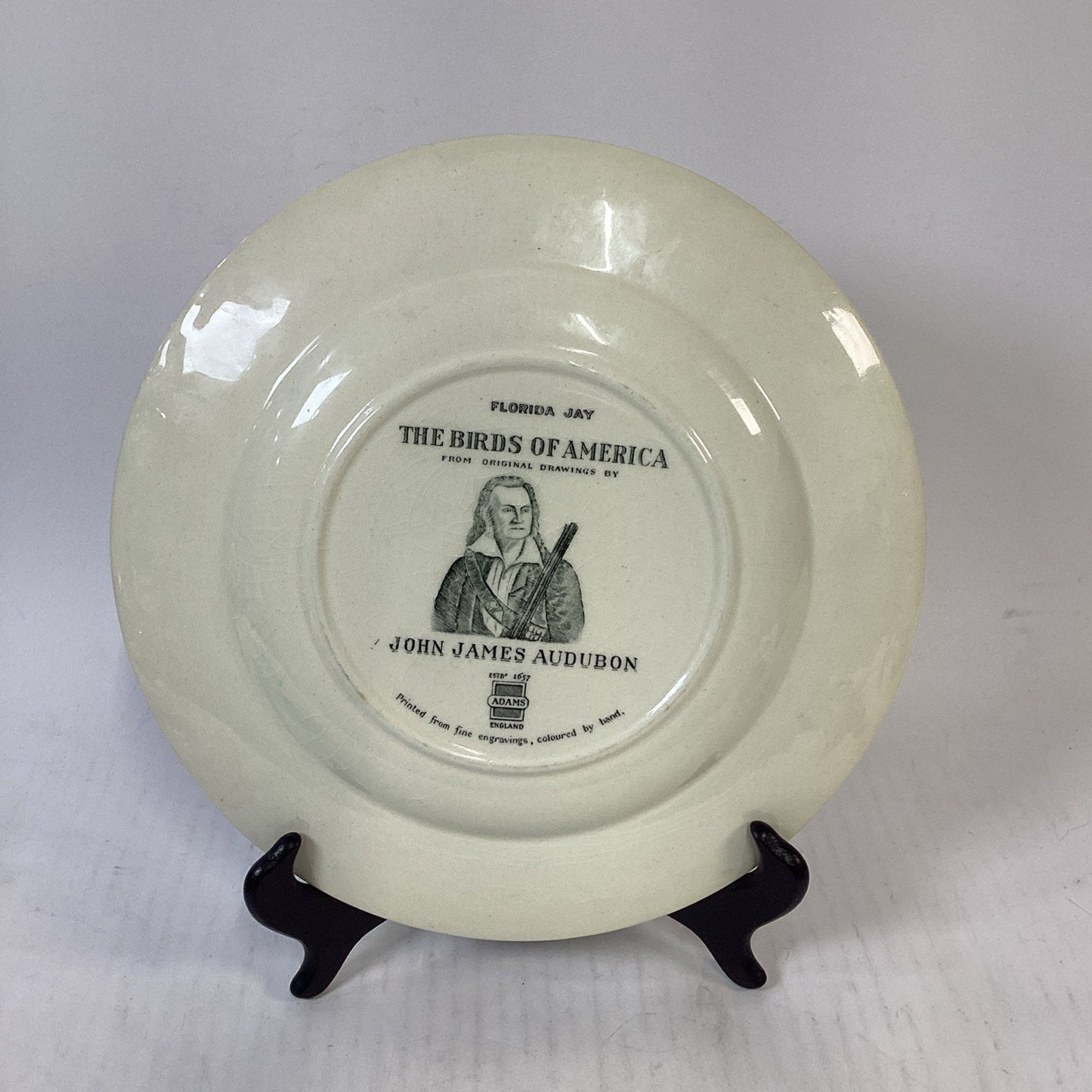 Adams England Audubon Birds of America Florida Jay Collector Plate
