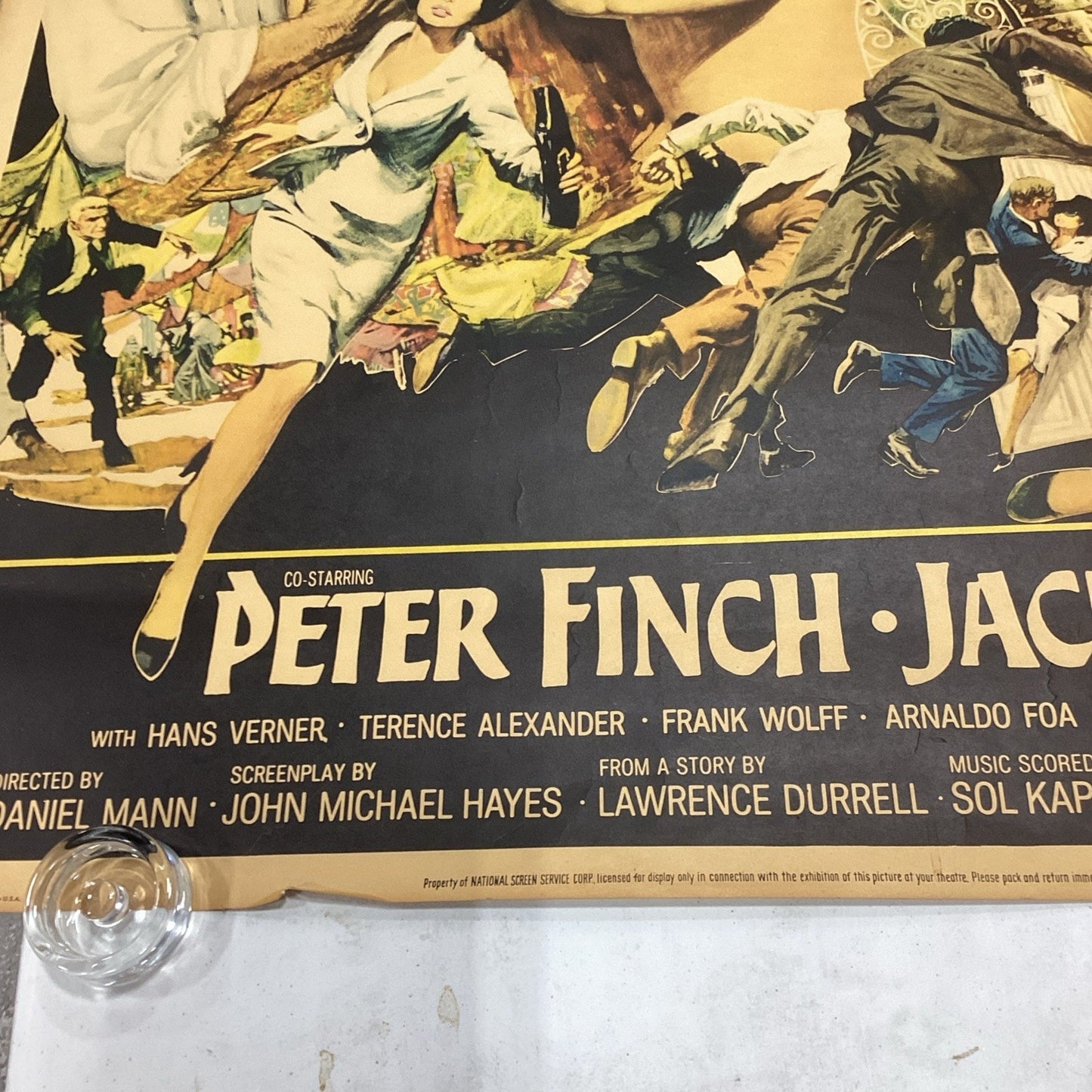 Vintage 1965 ‘Judith’ Movie Poster - Paramount Pictures - 61x40”