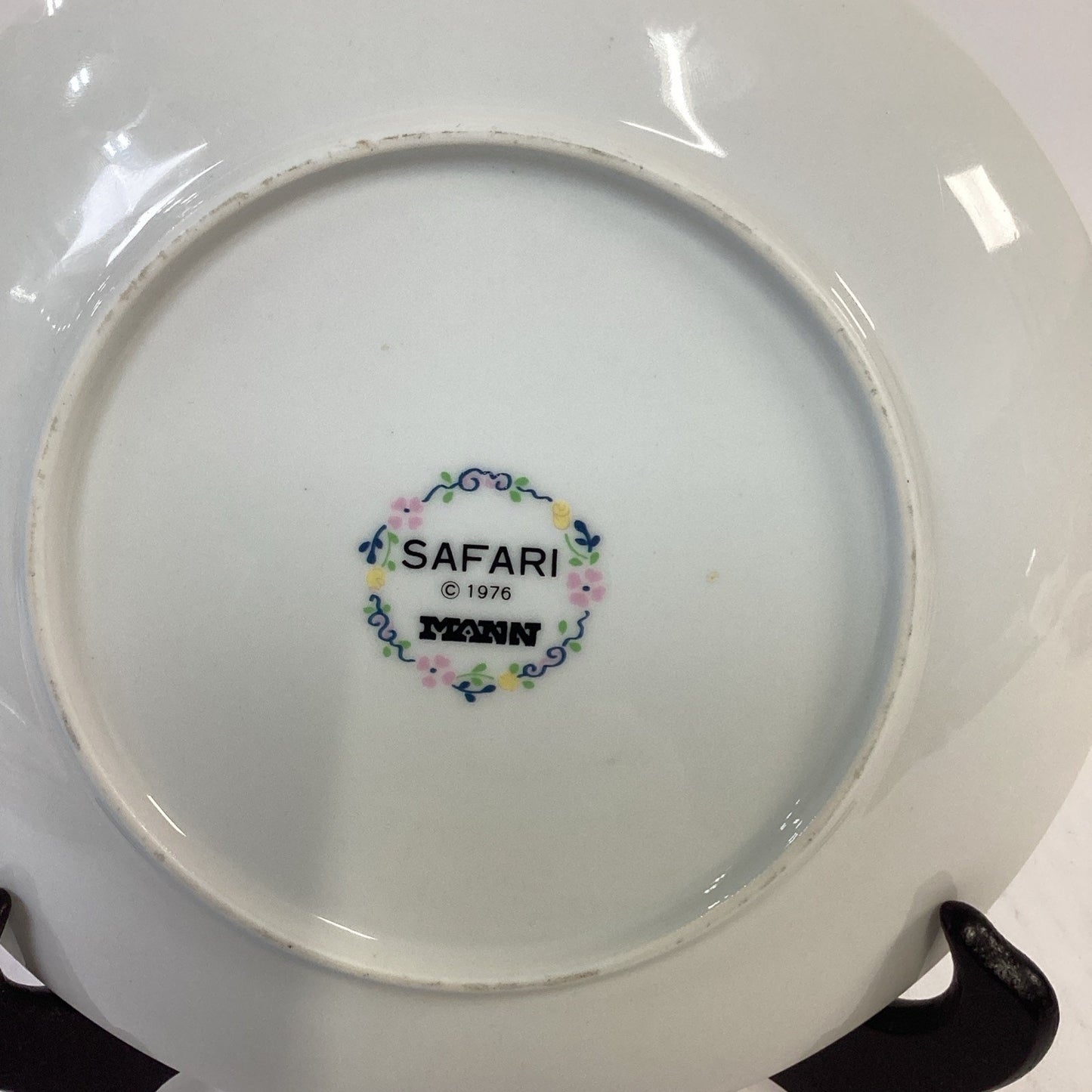 Lot Of 3 Vintage 1976 Seymour Mann Safari Lunch Plates - 8”D
