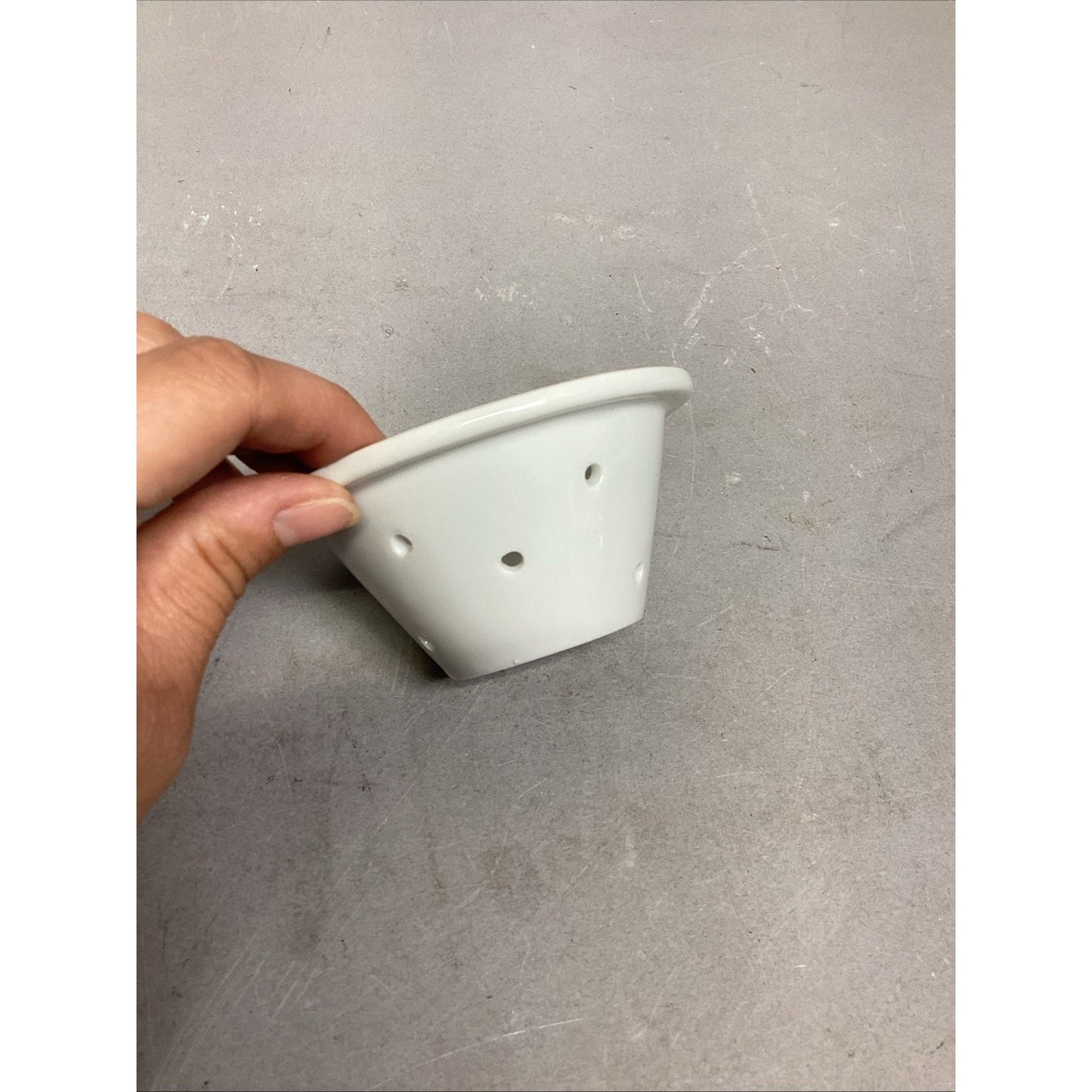 Vintage Porcelain Tea Colander For Loose Leaf Tea
