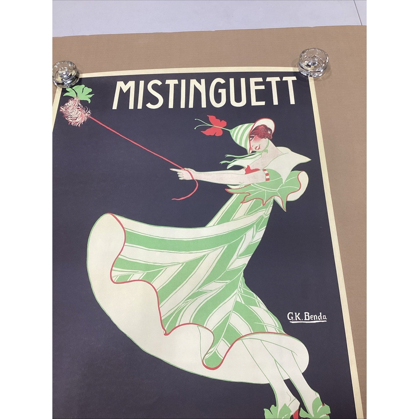 Repro Mistinguet Moulin Rouge Poster - 33x25”