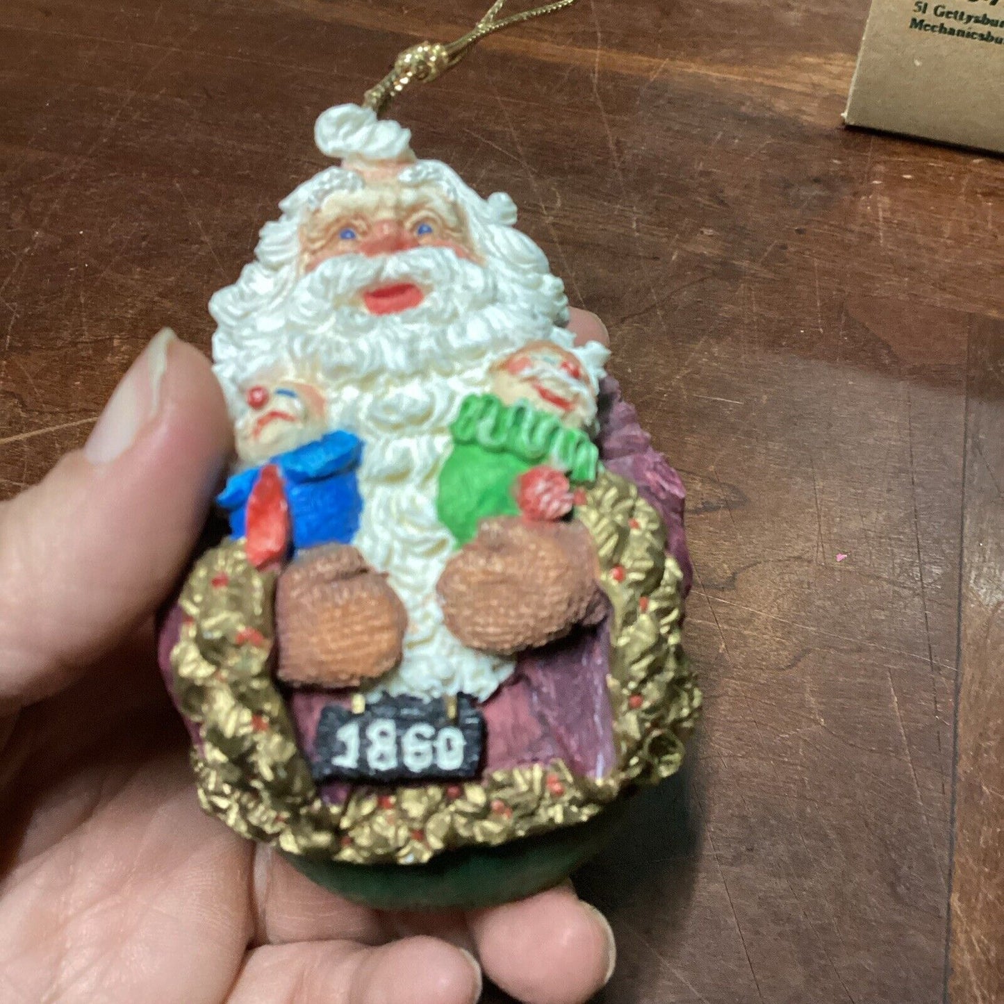 Roman - American Santas Through the Decades Ornament 1860 Roly Poly Santa