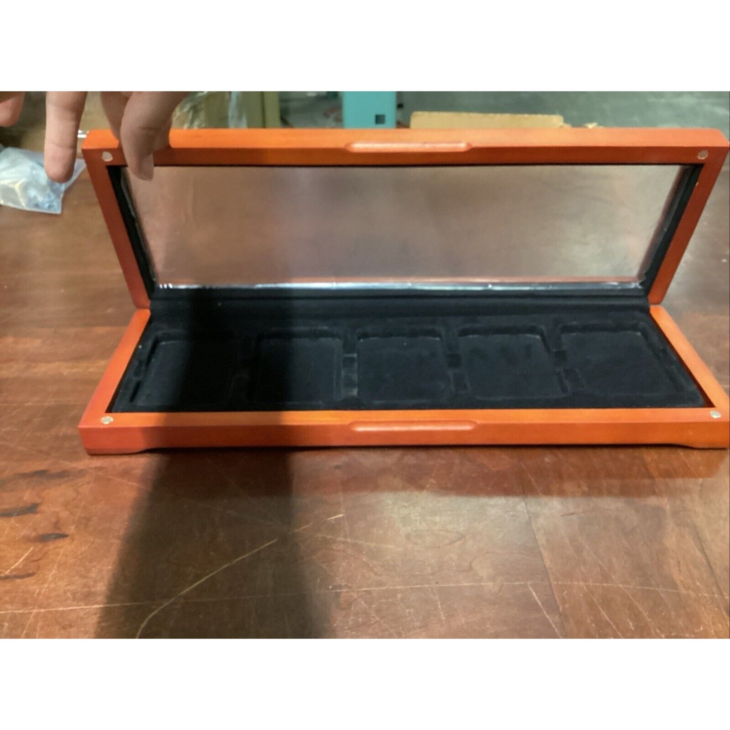 Certified Coin Slabs Presentation Wood Box Case | For 4 Graded Coin Display Box