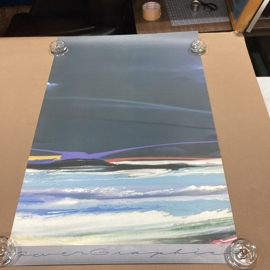 1986 Robert Aaron Young Lithograph Poster - 39x24”