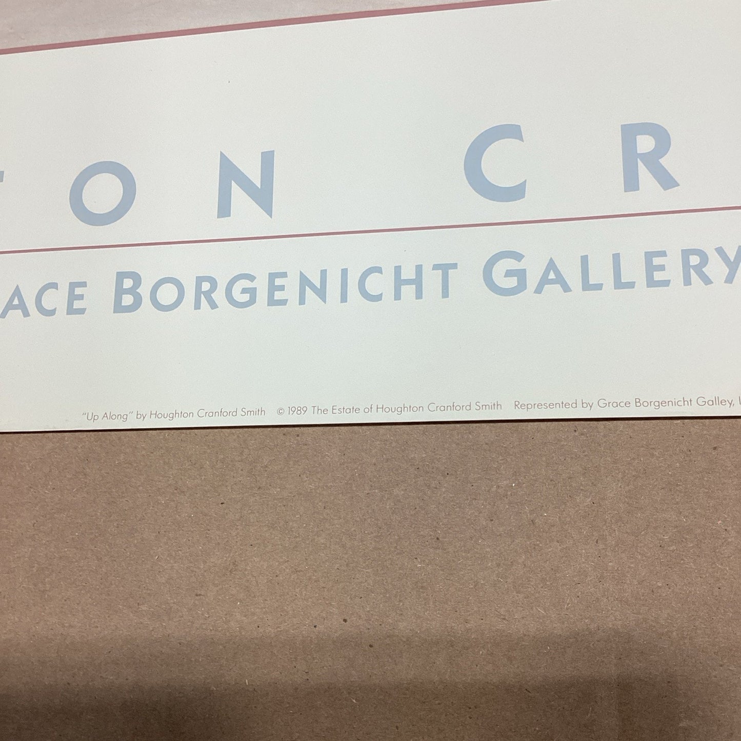 Houghton Cranford Smith Editions Limited Galleries Up Along Poster - 35.75x25”