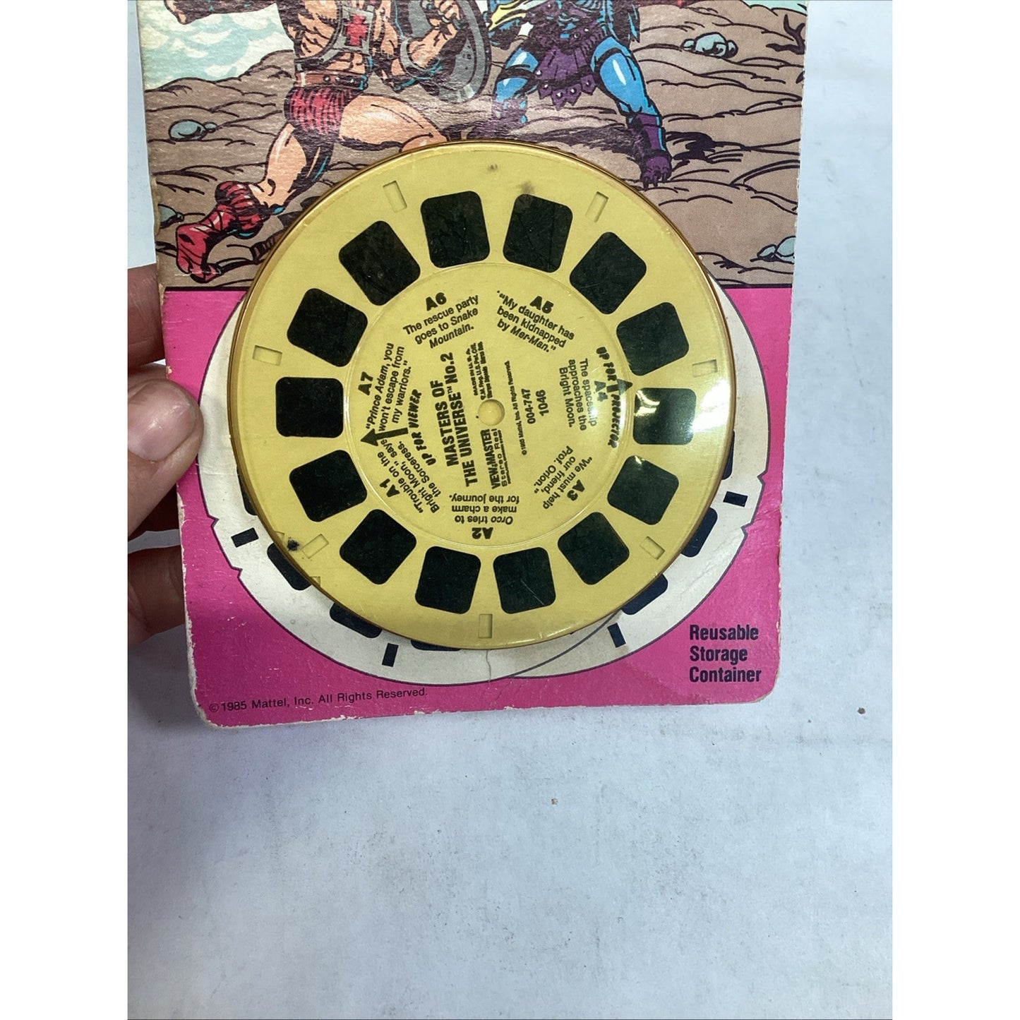 Vintage NOS View-Master Masters of the Universe He-Man 3-D Reels Sealed
