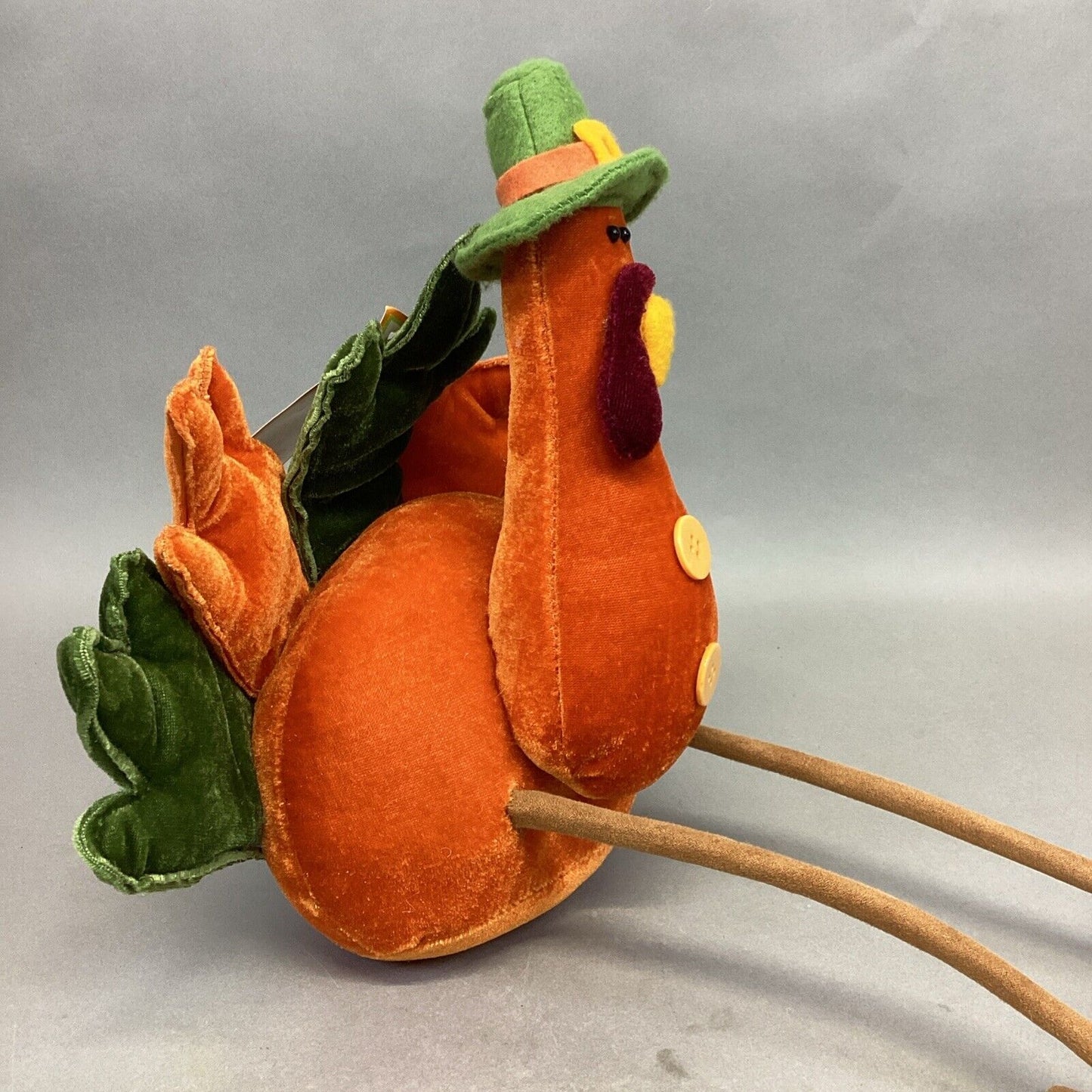 Sunset Bay Seasonal Plush Turkey Pilgrim Shelf Sitter W/ Tags - 18” - #4913/Turk