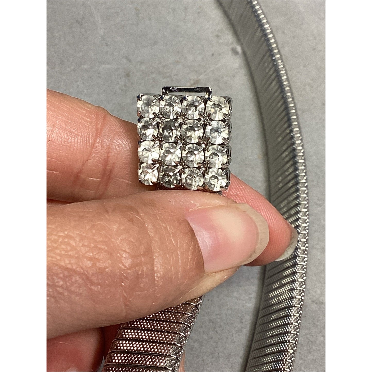 Silver Colored Women’s Link Belt - XS/Small