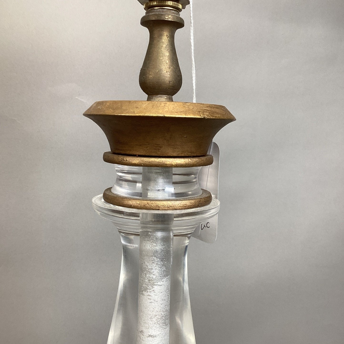 Renaissance 2000 Modern Lucite Lamp - 31.5”H