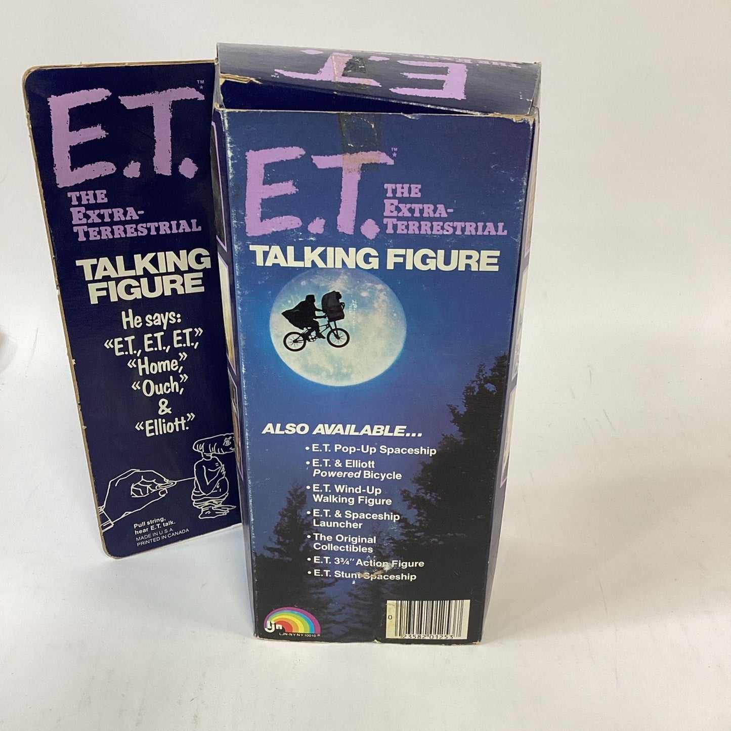 E.T. Action Figure - E.T. The Extra-terrestrial Talking Figure, 1982 #1253 NOS