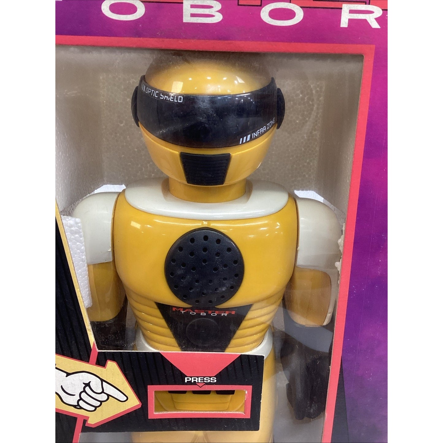 Vintage 1995 Master Tobor Robot by New Bright - NOS #156