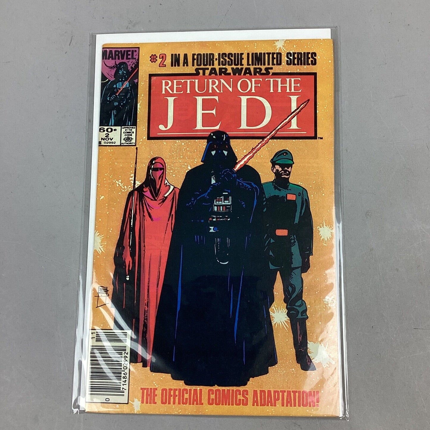 Return Of The Jedi Comic Books - #1, #2, #3, & #4-All In Clear Protective Holder