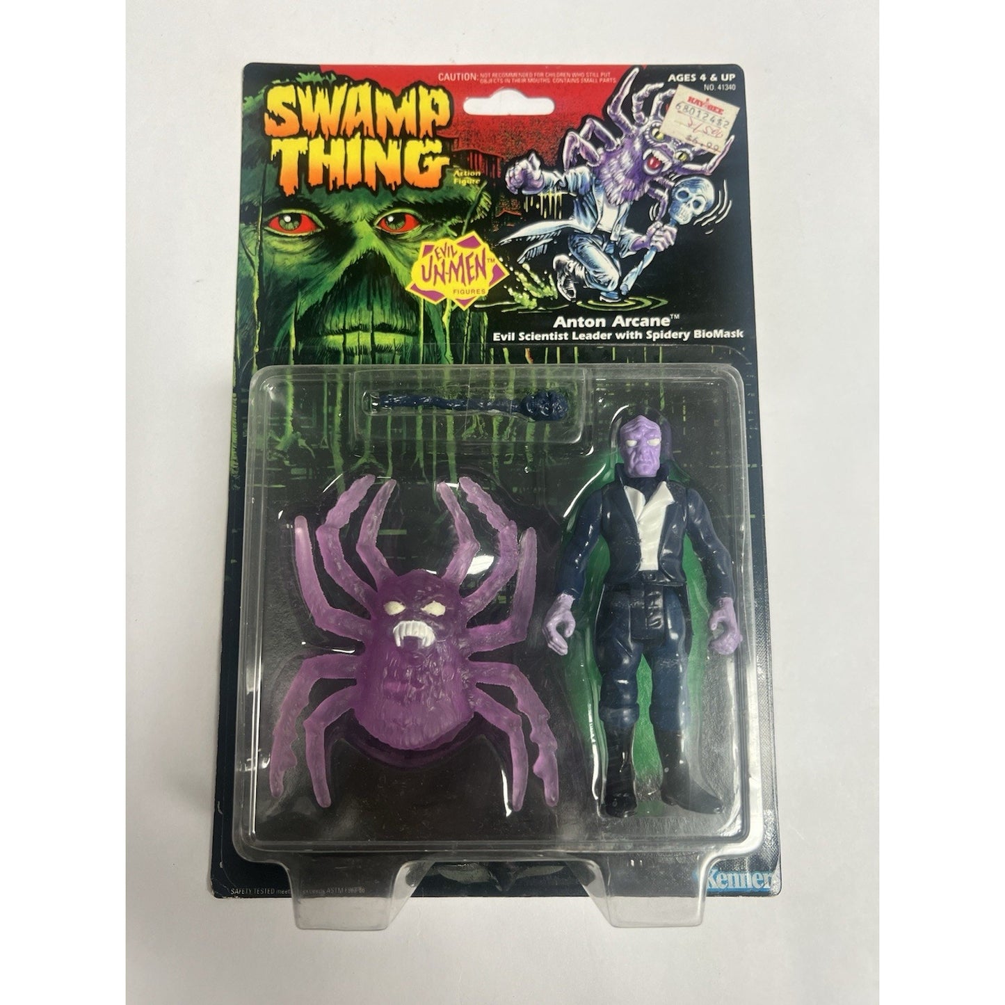 1990 Swamp Thing Anton Arcane Kenner Vintage Action Figure