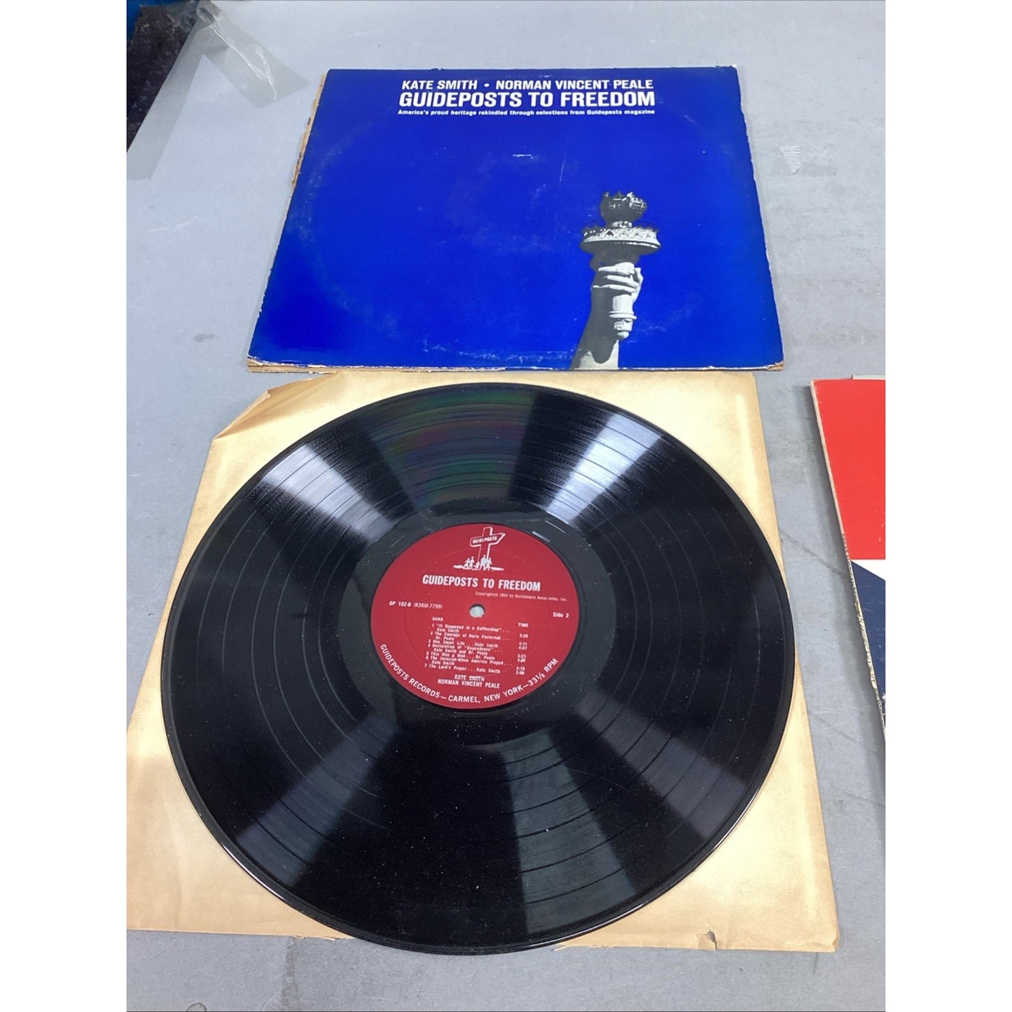 3 LPs - Guideposts To Freedom, Great American Songs, Songs For All Ages