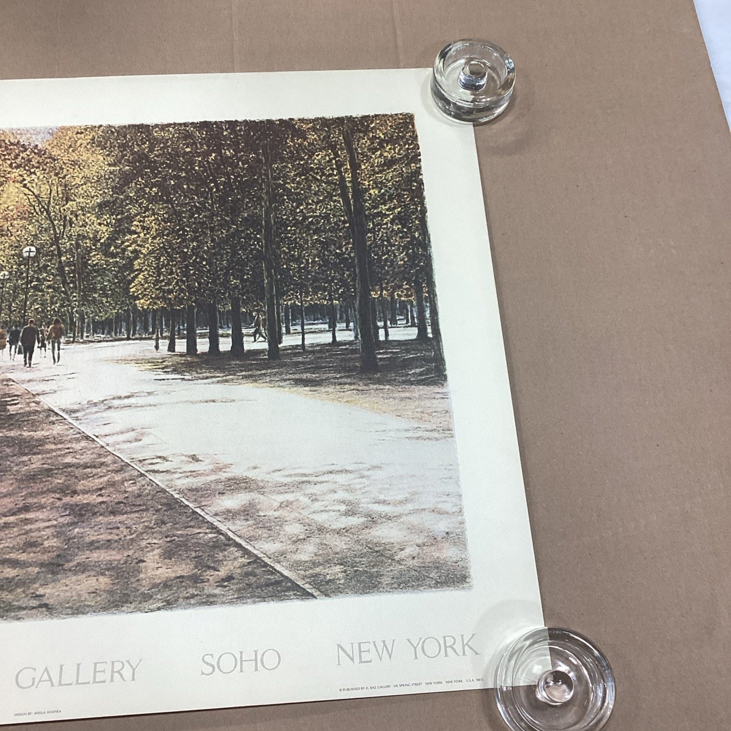 Harold Altman Elbaz Gallery SoHo New York - Autumn Stroll Poster - 25.5x19.5”