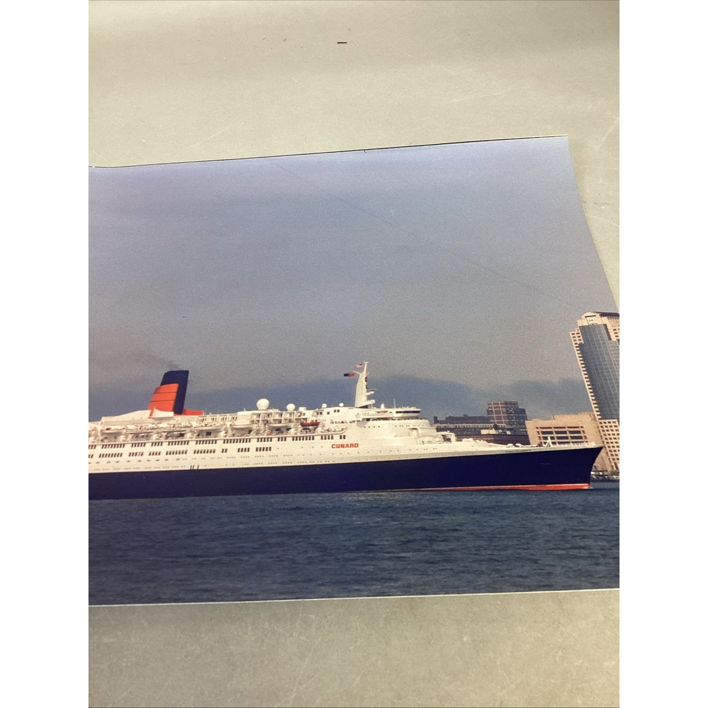 Queen Elizabeth 2 Ship Photograph - 14x11”