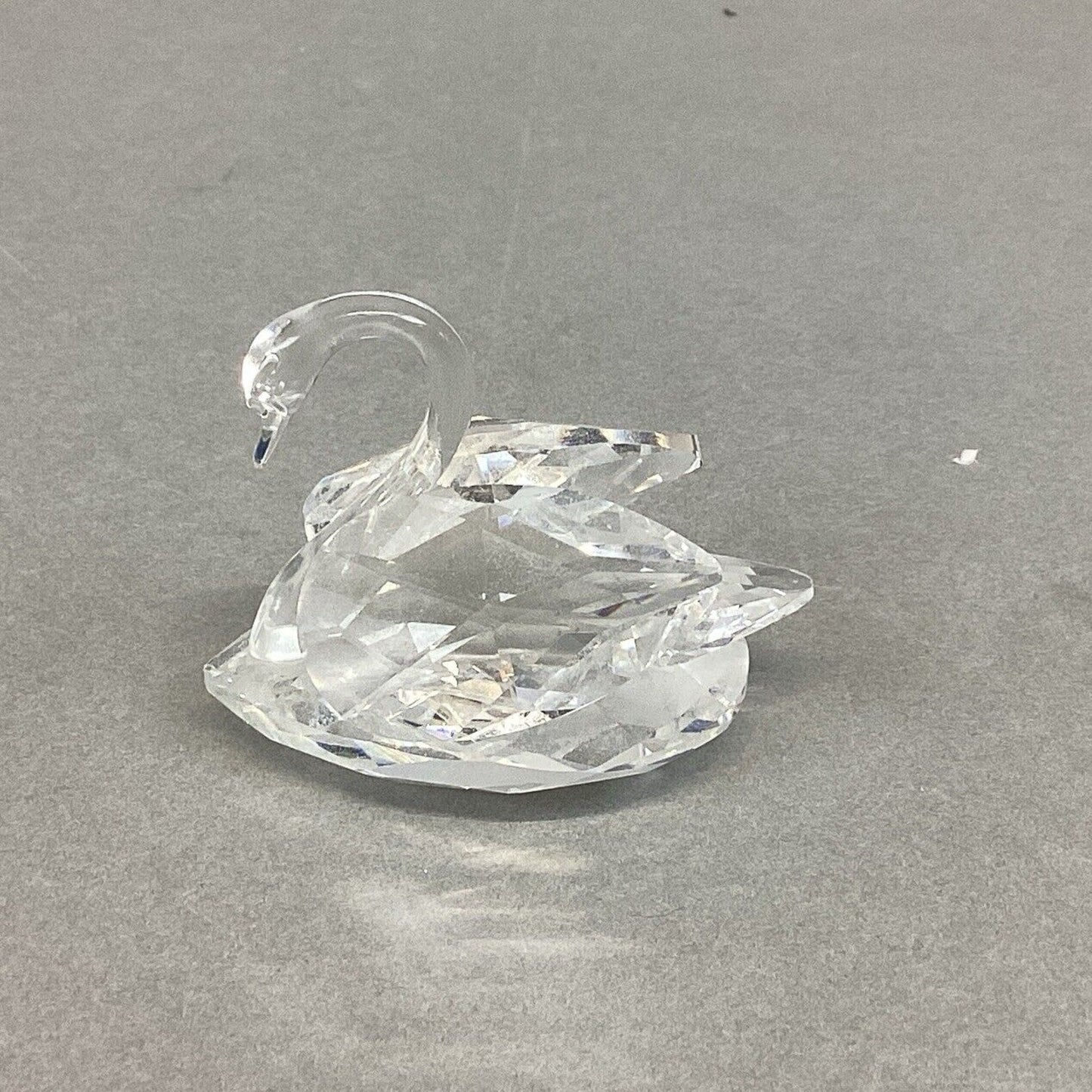 Swarovski Crystal Swan Figurine - 2.5x2”