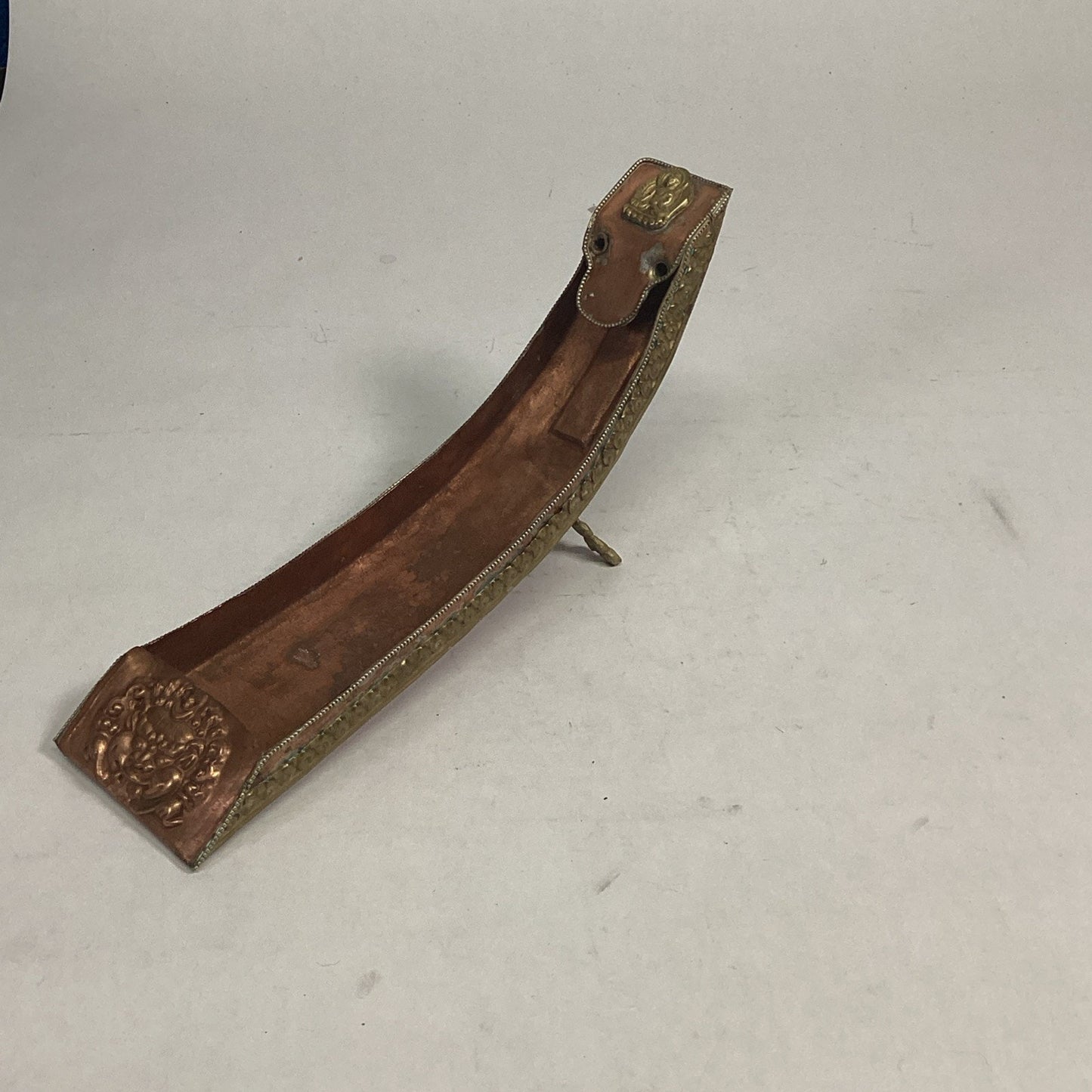 Antique Tibetan Copper Gilt Incense Burner - Buddha
