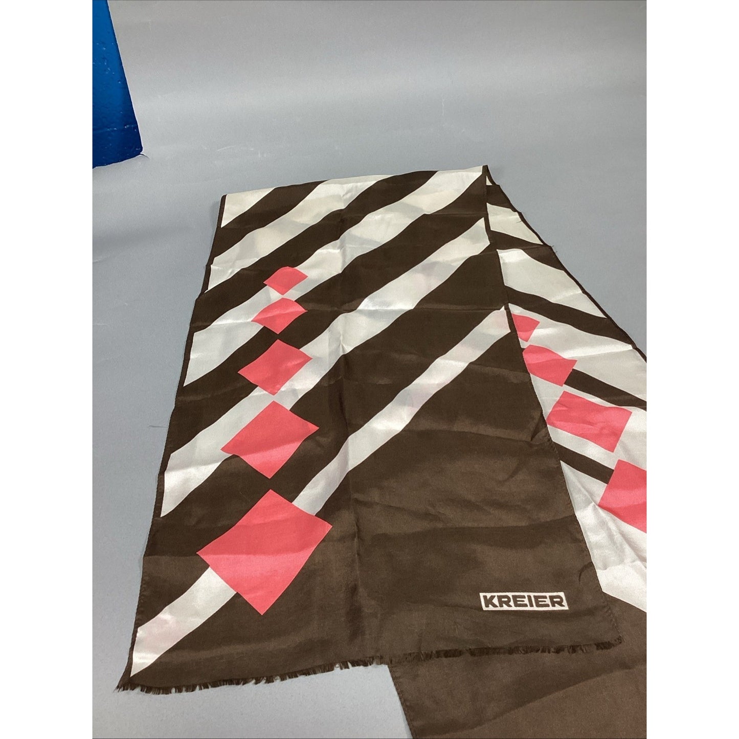 Vintage Kreier Women’s Silk Scarf - 53x13”
