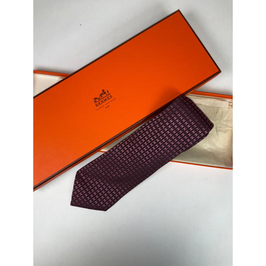 Men’s Hermès H Monogram Tie | No Box