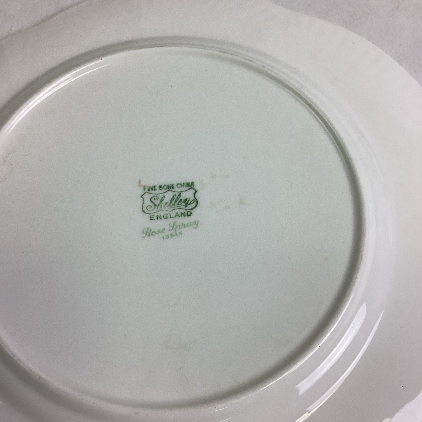 Set Of 2 Shelley Bridal Rose Fine Bone China Salad Plates - #13545 - England