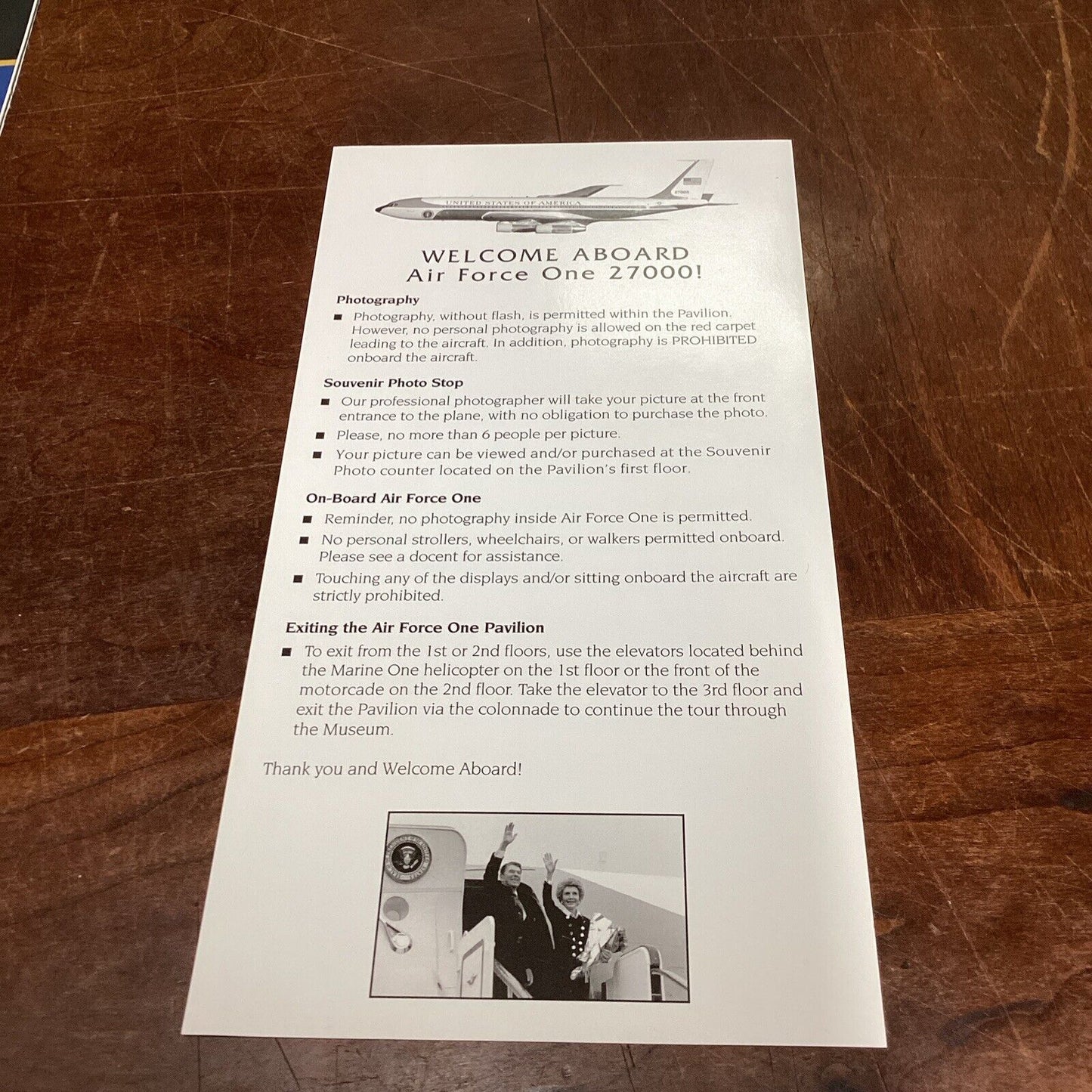 Ronald Reagan Presidential Library & Museum + US Constitution Picture Card
