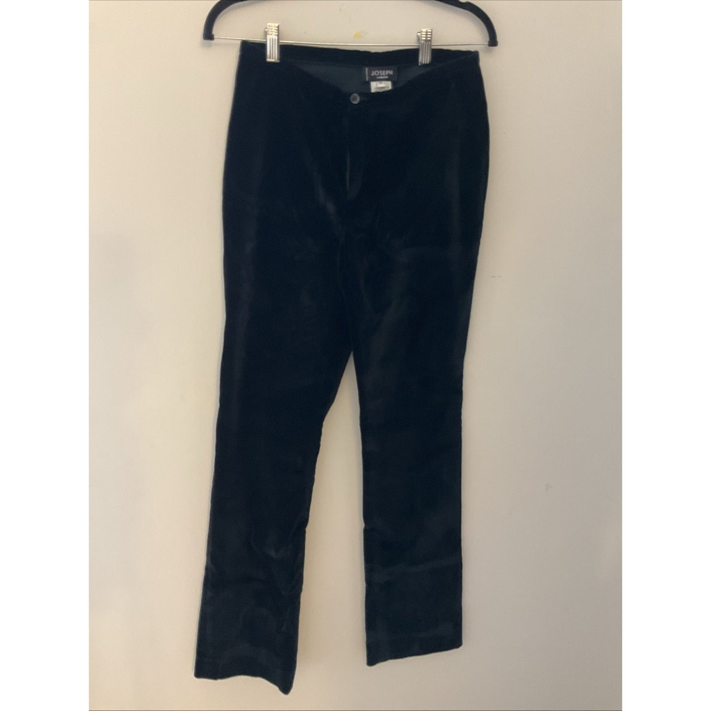 JOSEPH M London Made In France Black velour Pants