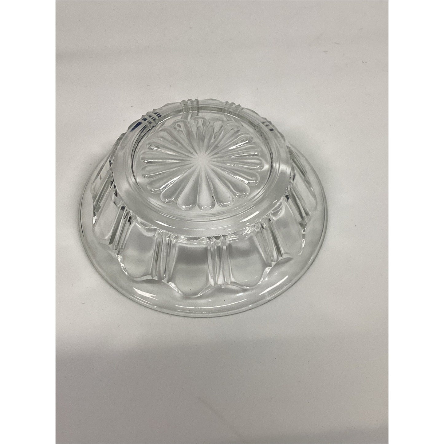 Heisey Glass Company Pressed Glass Bowl Candy Nut Dish In A Flute Pattern