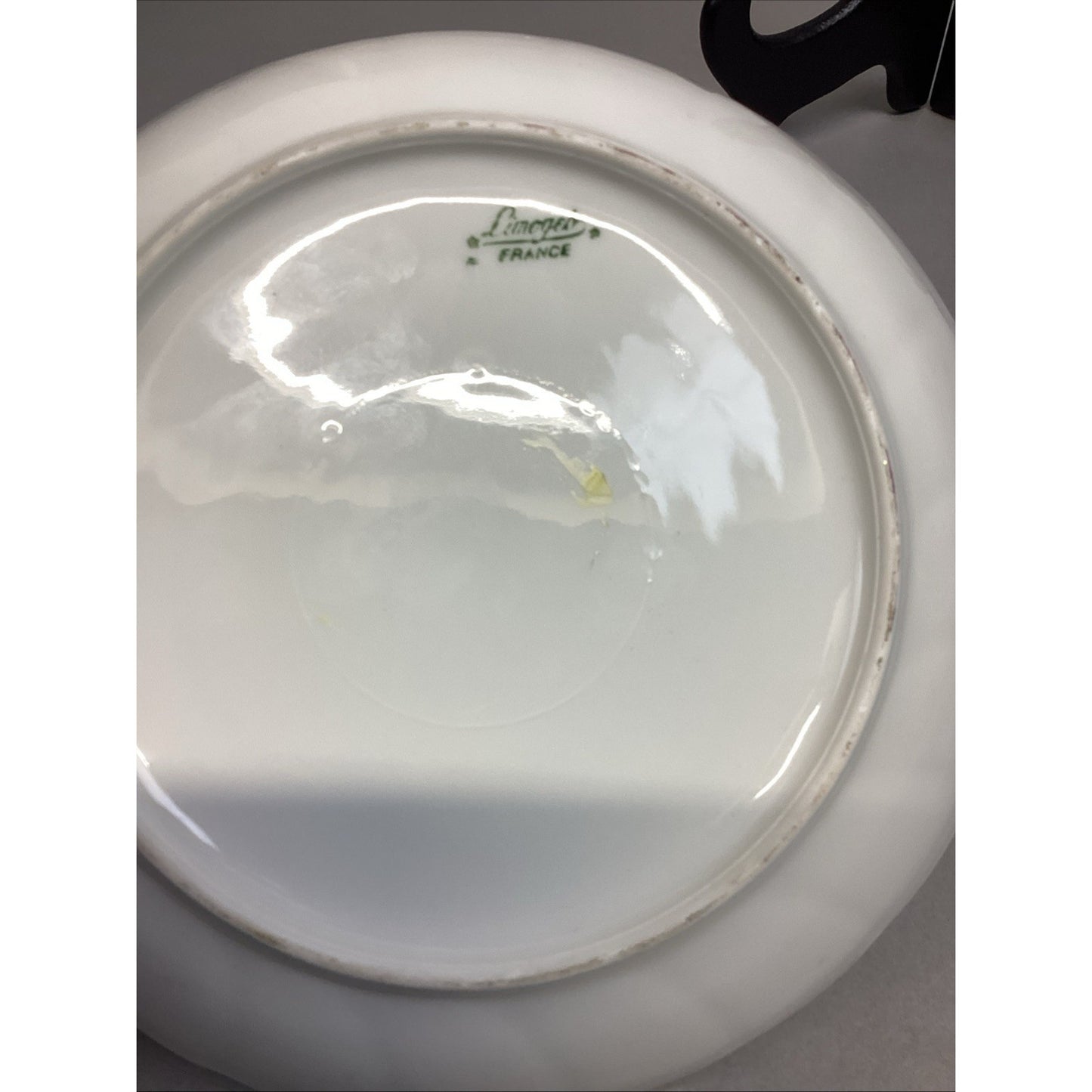 Limoges Floral White Dessert Dish - Made In France