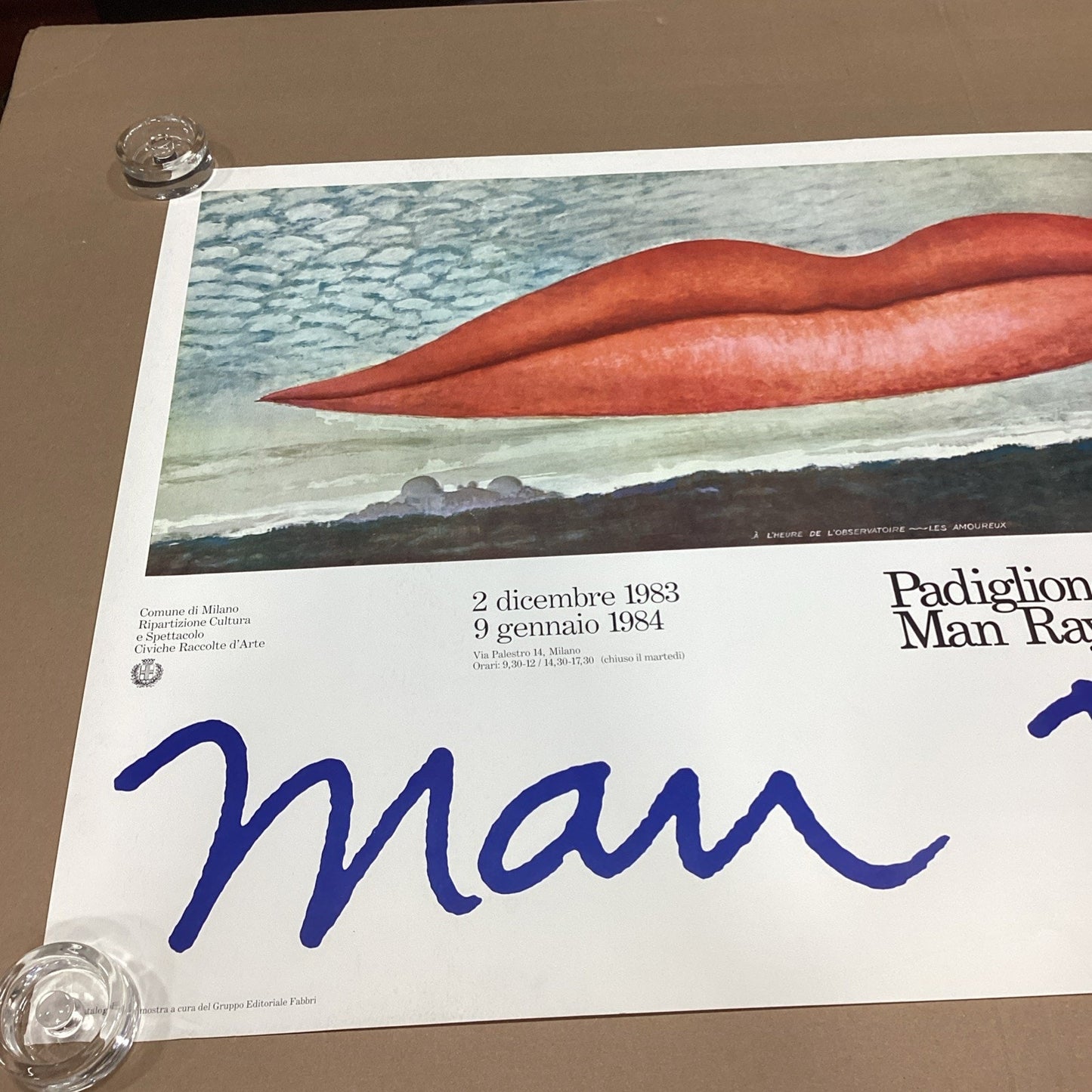 Man Ray Expo Poster - 38.5x26.75”
