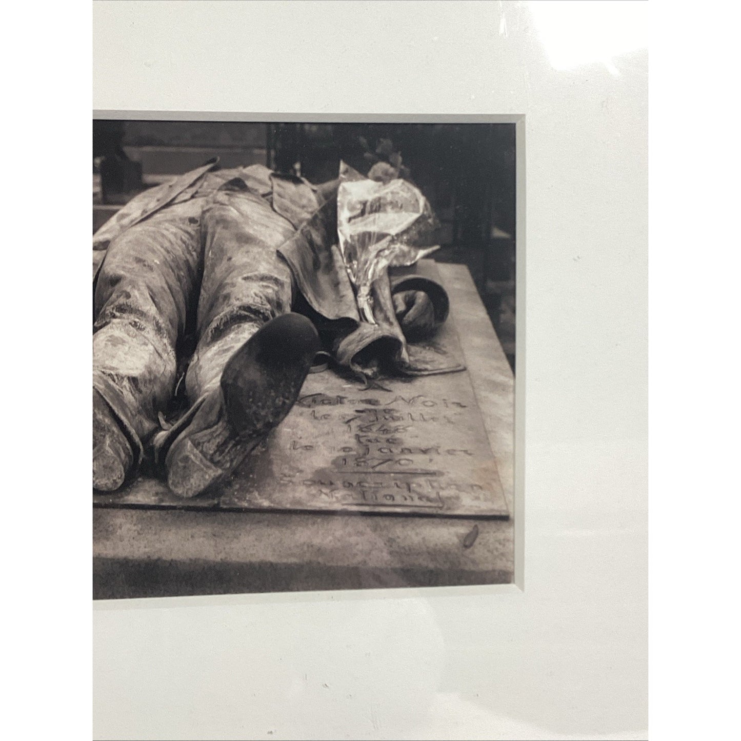 Michael Chiabaudo Victor Noir 1988 Paris - Gelatin Silver Print. Sepia/Selenium