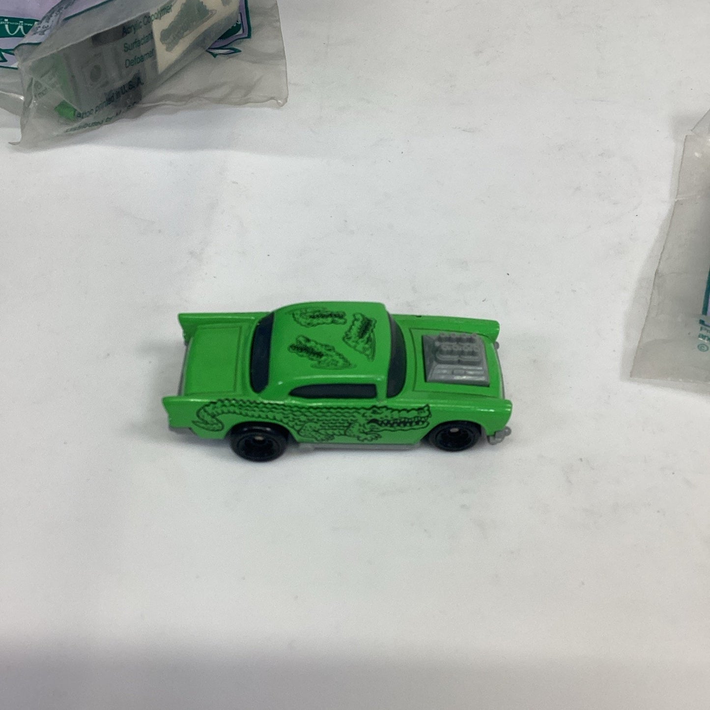 Set Of 6 - 1993 Hot Wheels Totally Toy Holiday Tattoo Machines - McDonald’s