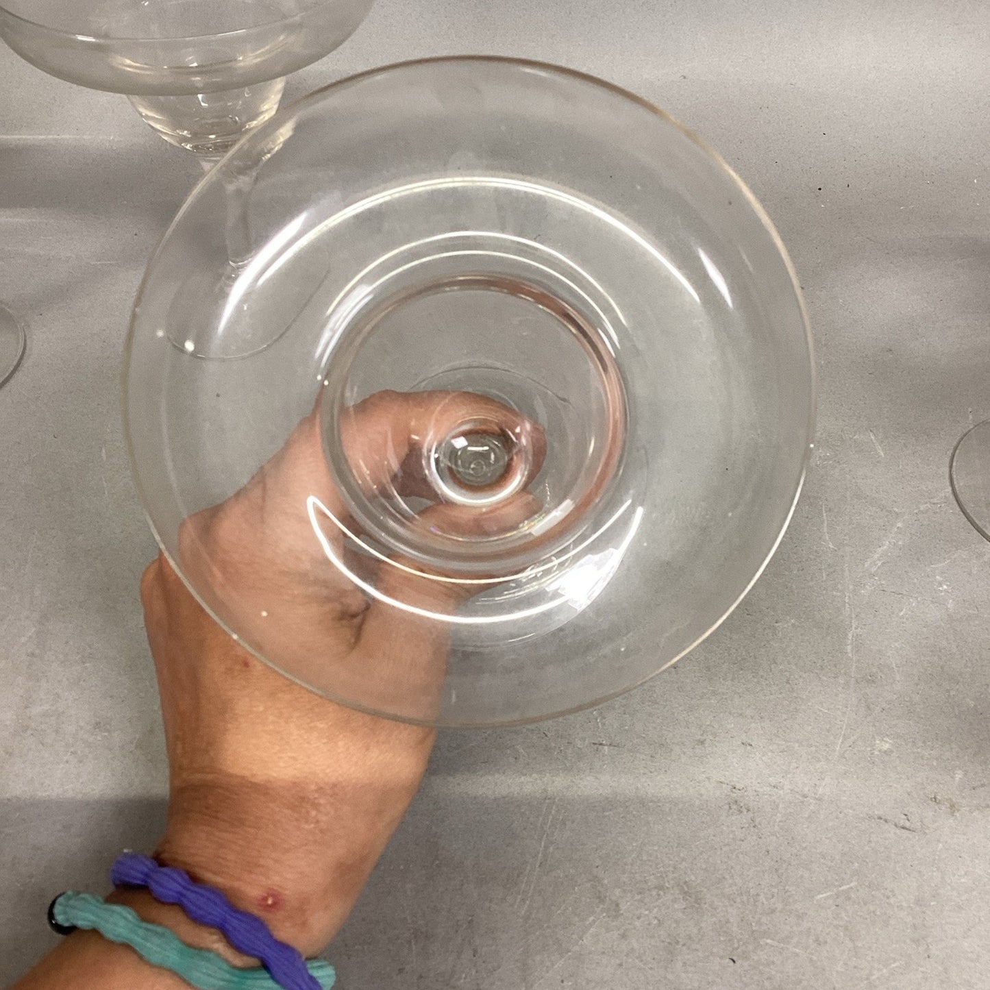Lot Of 6 Margarita Glasses With 3 Other Glasses