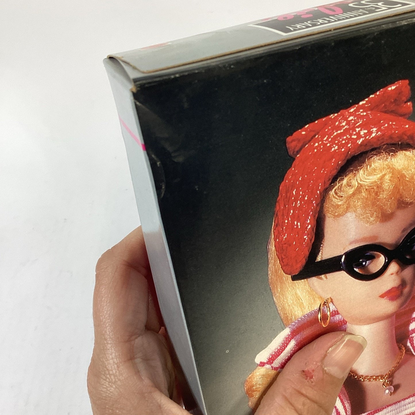 Barbie 35th Anniversary Barbie Doll, Fashions & Package 1959 Reproduction NOS