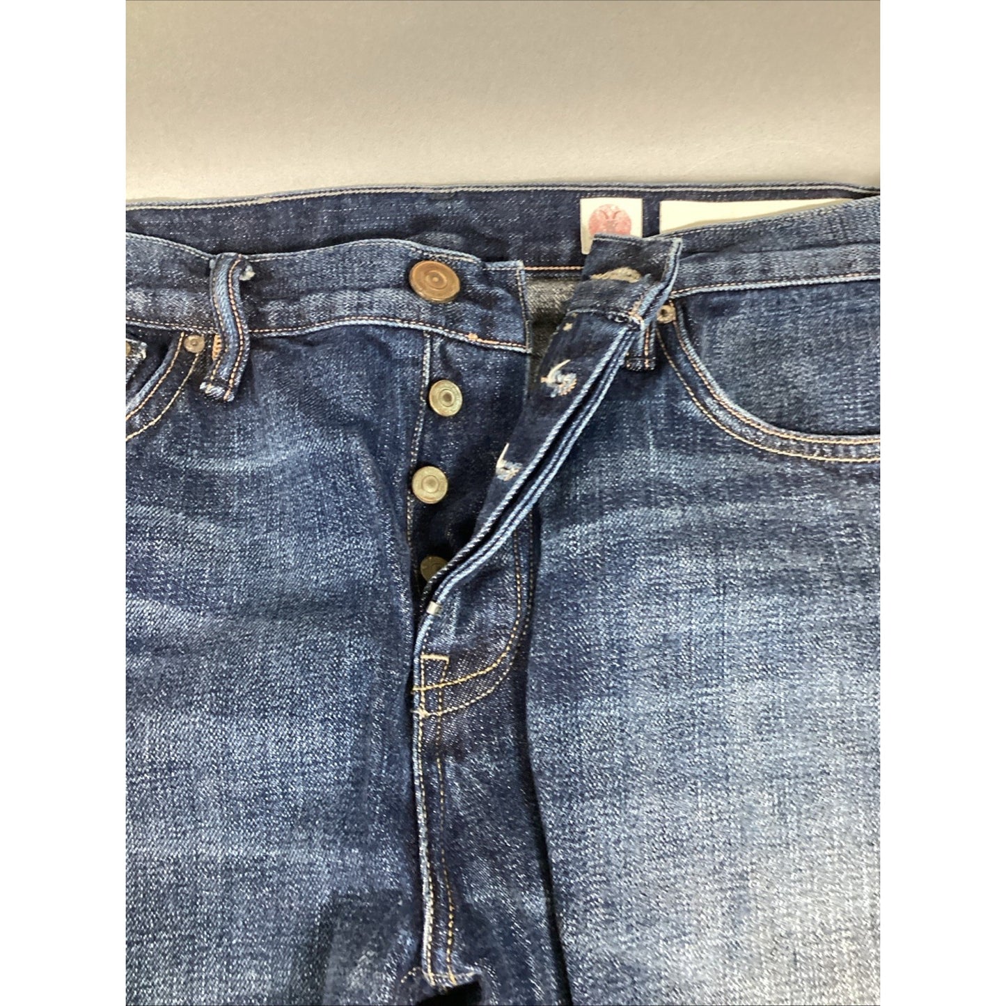 Allsaints Spitalfields Men’s 4 Button Denim Blue Jeans - #1A52-23