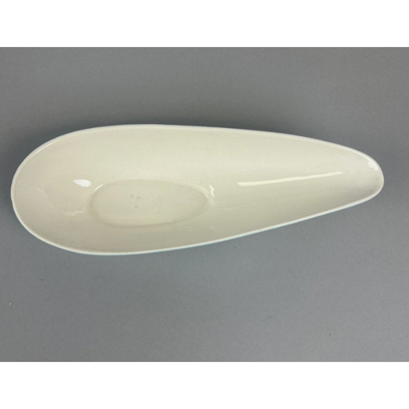 Hull Pottery 13” Gravy Boat Serving Piece Mid-Century Modern Light Blue Ceramic