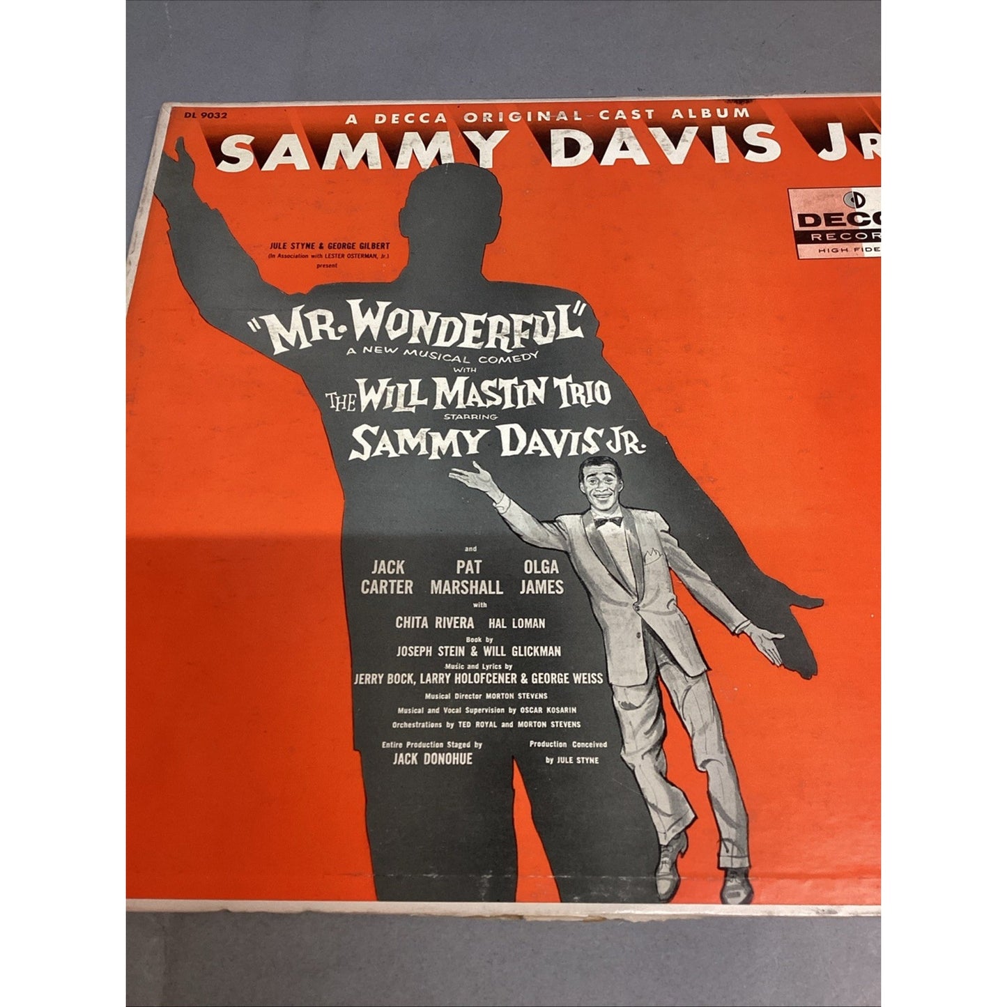 Sammy Davis Jr Mr Wonderful Vinyl, LP, Album, Decca DL 9032, 33 1/3 RPM