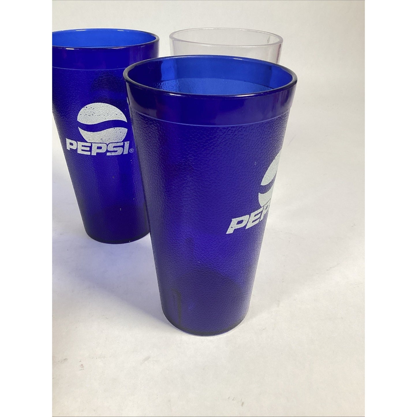 Lot Of 5 Vintage Coca Cola And Pepsi Plastic Tumblers