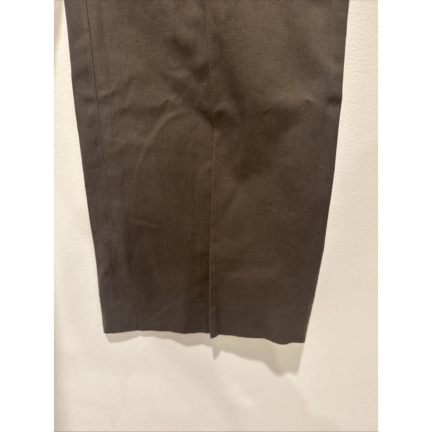 Theory Women Brown Dress Pants Zip 25in Inseam Size 8