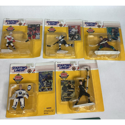 Lot Of 5 Starting Lineup 1995 Editions Hockey Player Figures - New